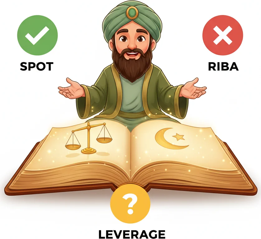 Apakah Trading Forex Halal? Panduan Lengkap Menurut Hukum Islam 2026 — section illustration