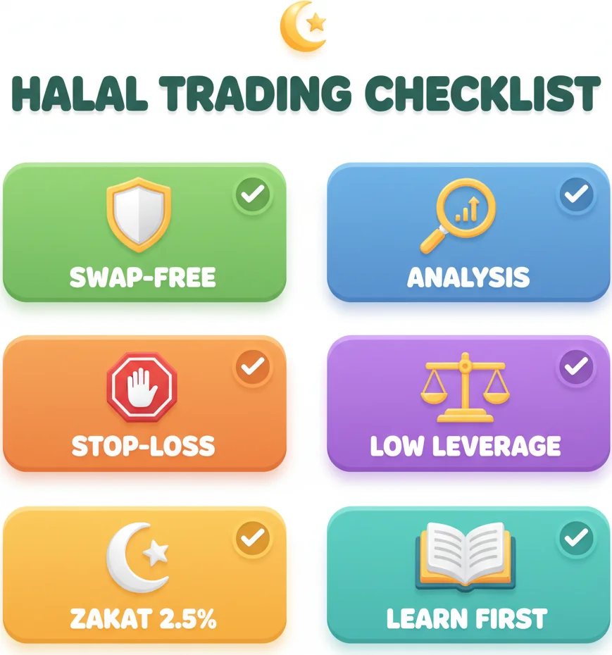Apakah Trading Forex Halal? Panduan Lengkap Menurut Hukum Islam 2026 — section illustration