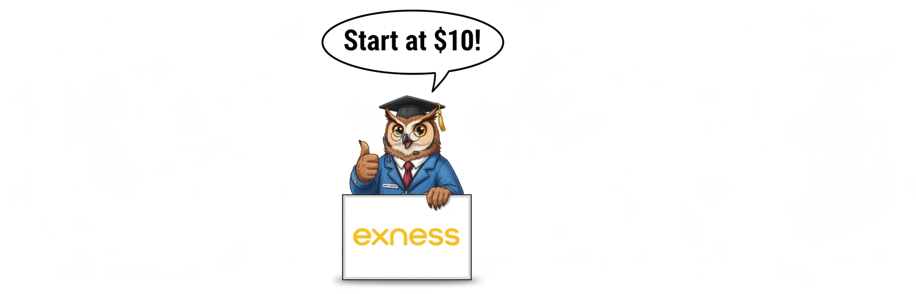 Prof. Winston presents exness — Start at $10!
