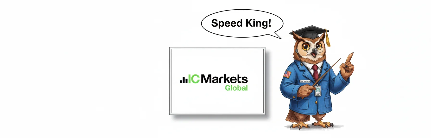 Prof. Winston presents ic markets — Speed King!