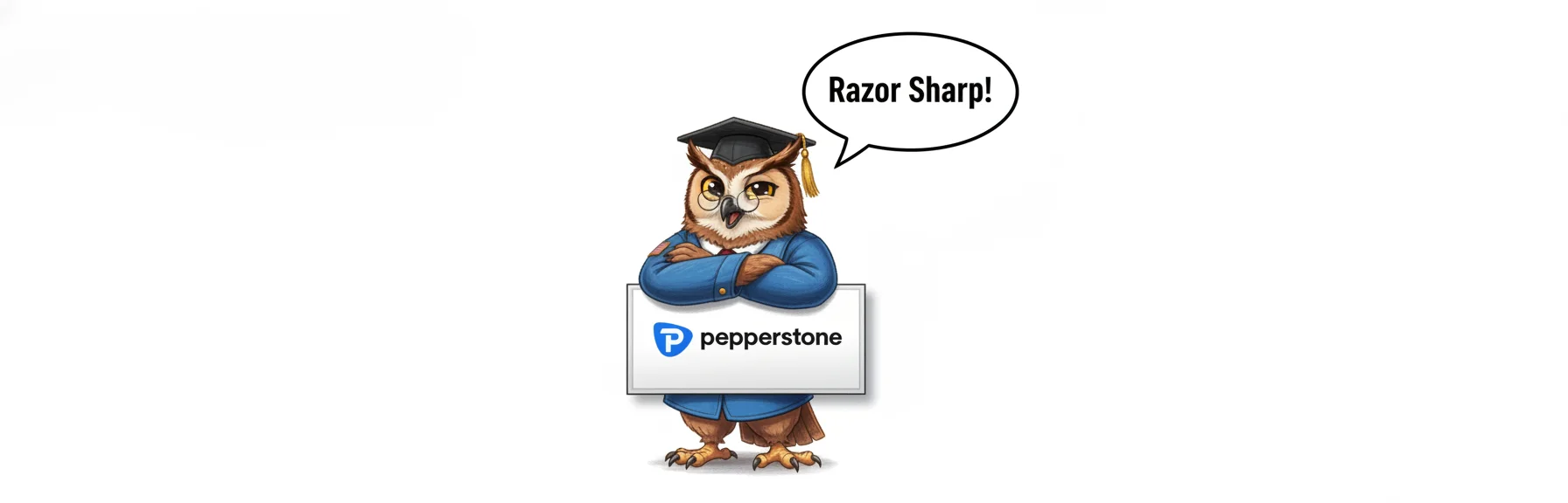 Prof. Winston presents pepperstone — Razor Sharp!