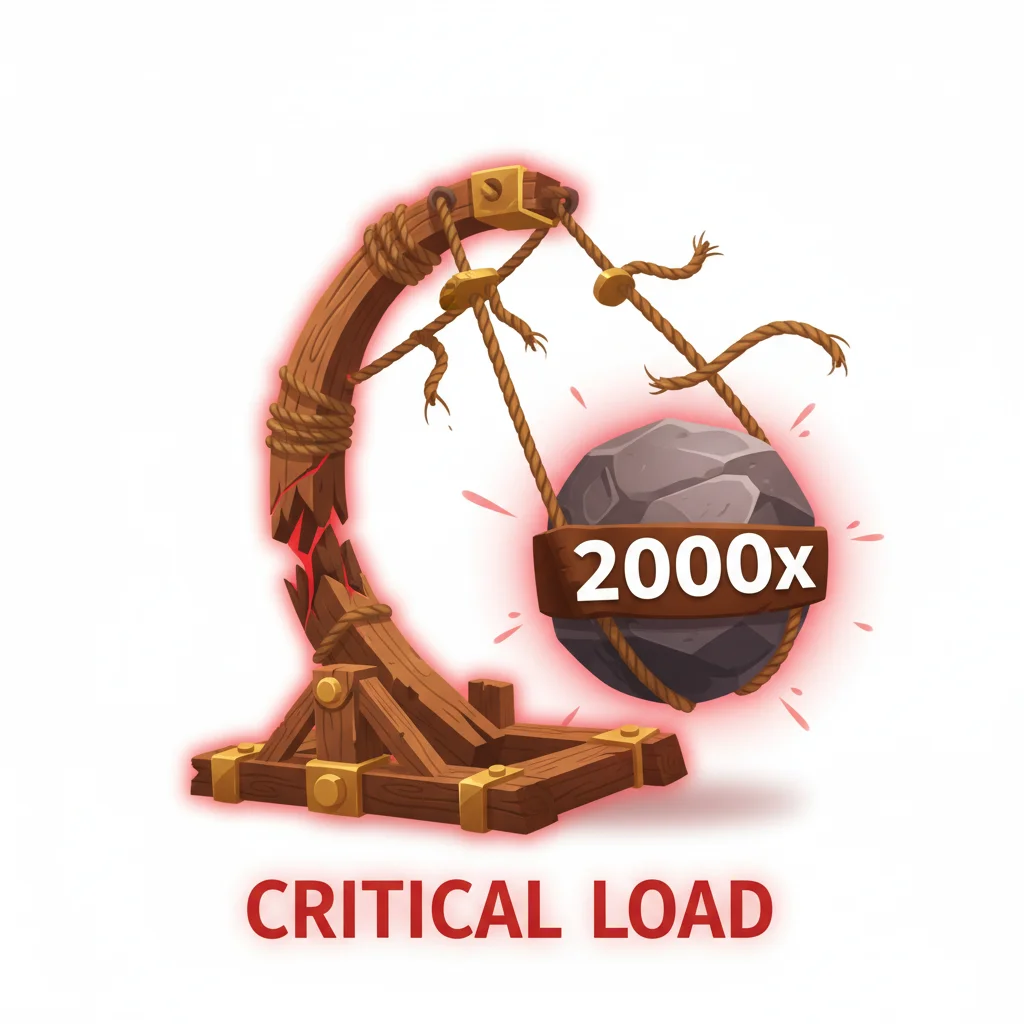 Catapult stretched to extreme — RoboForex 1:2000 leverage risk