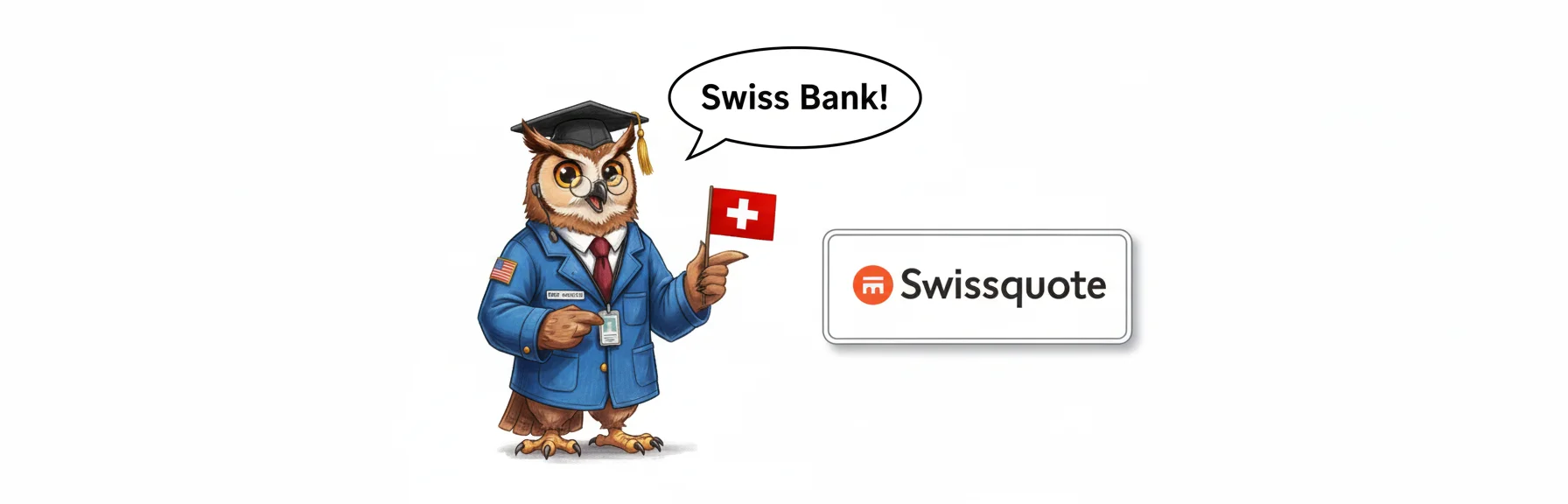 Prof. Winston presents swissquote — Swiss Bank!