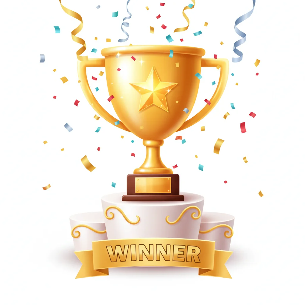 Golden trophy — XTB award-winning xStation 5 platform