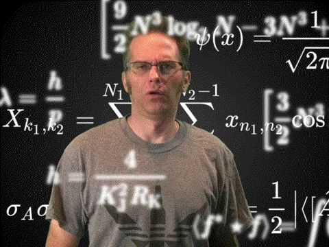 Man surrounded by math equations — the pip value formula