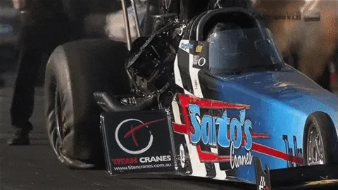 car accelerating fast