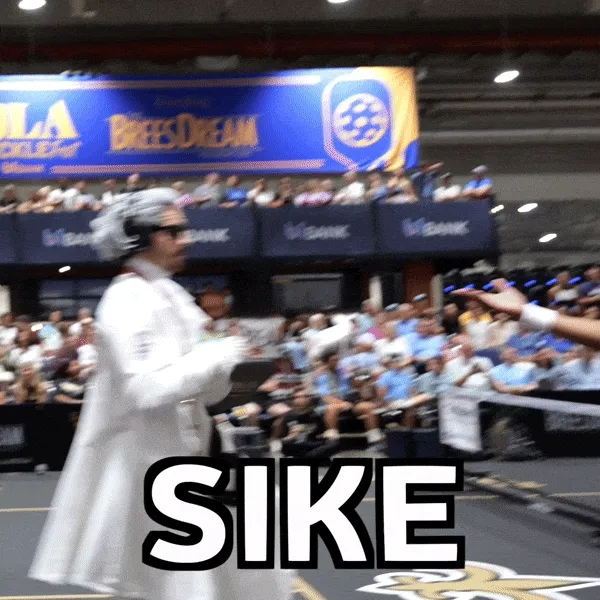 Gotcha/psych — you fell for it