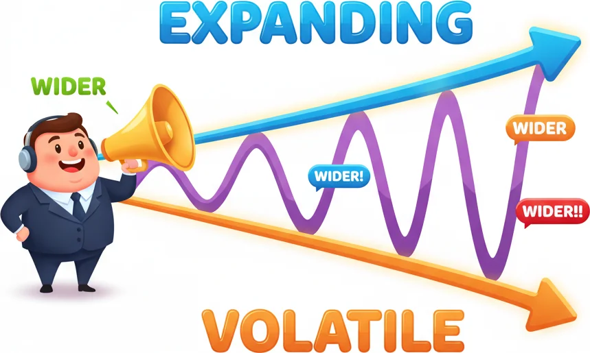 Broadening — educational illustration