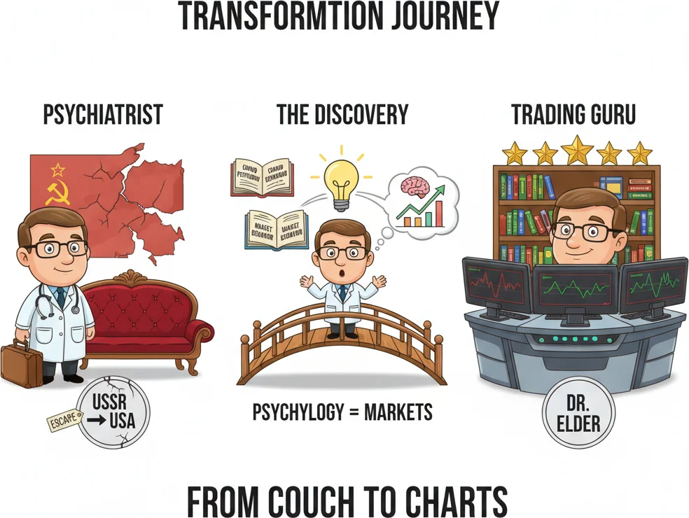 Alexander Elder journey from psychiatrist to trading guru