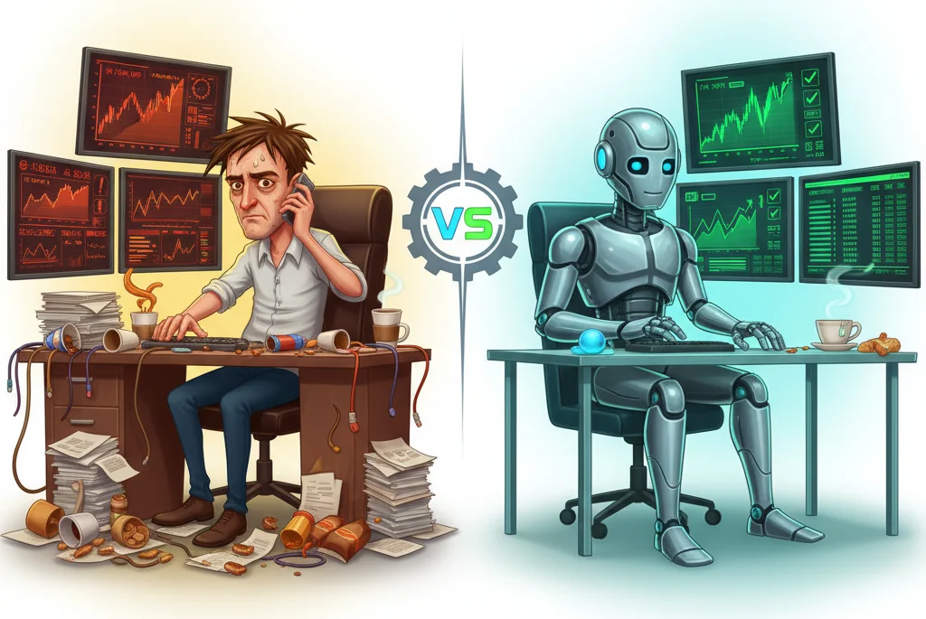 Human chaos vs robotic order