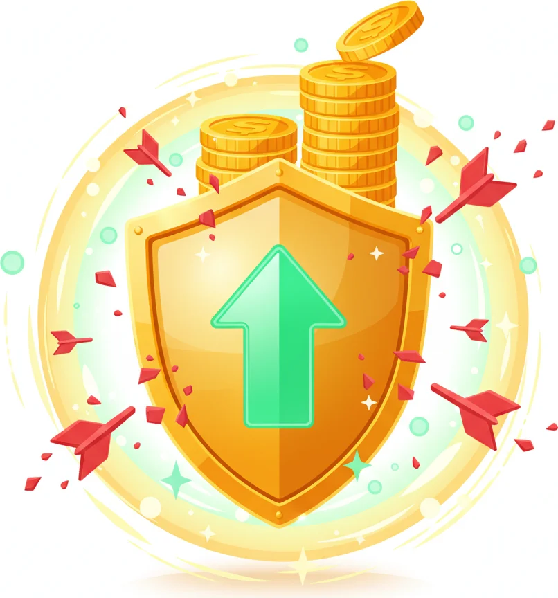 The anti-martingale shield: increase your position size when winning, decrease when losing