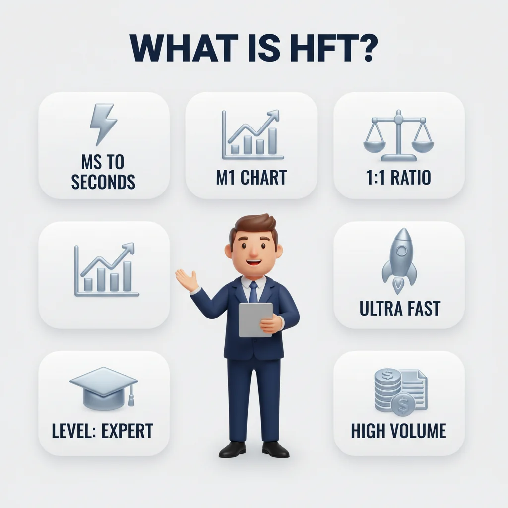 What is high frequency trading — strategy overview infographic
