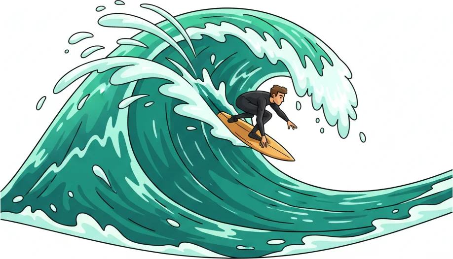 Ride the wave at its peak