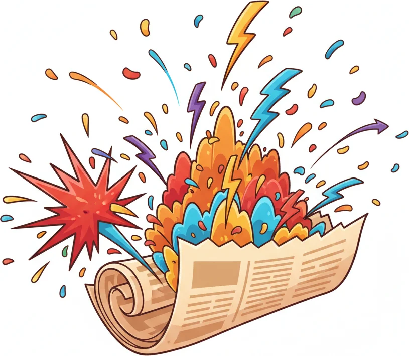 Breaking news creates explosive volatility