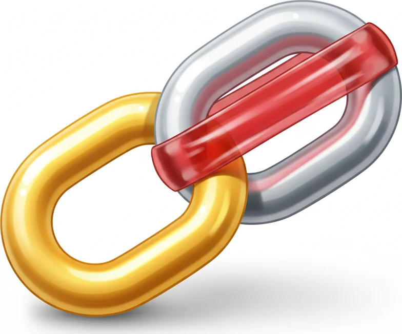 Two assets chained together