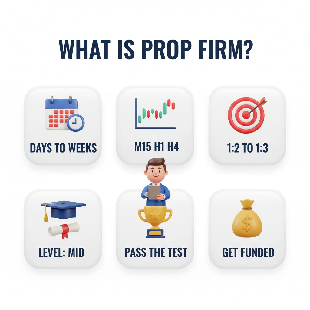 What is prop firm challenge strategy — strategy overview infographic