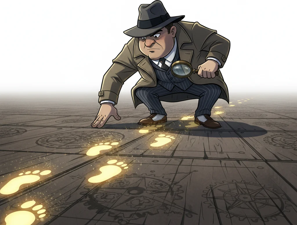 A 1920s detective on the trail