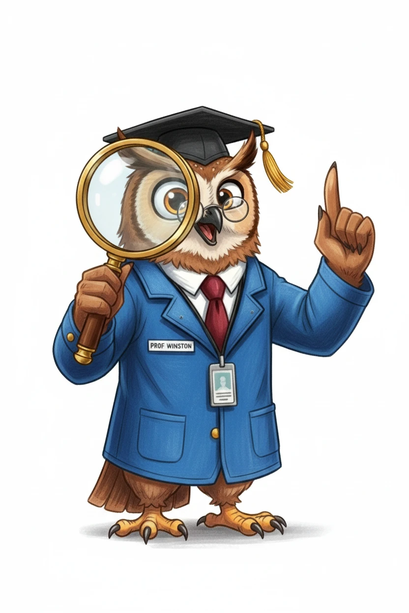 Prof. Winston exploring topics